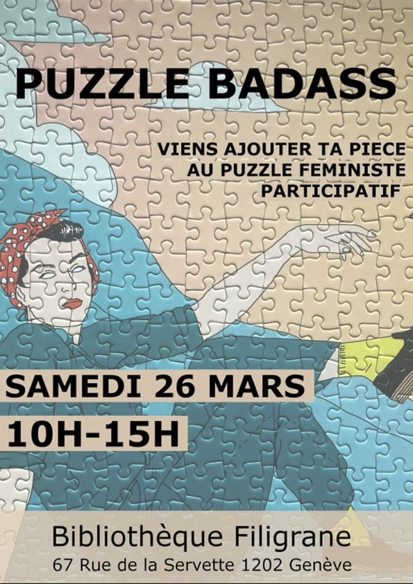 La bibliothèque organise une puzzle party 